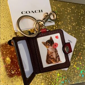 Coach NEW Key Fob Picture bag charm